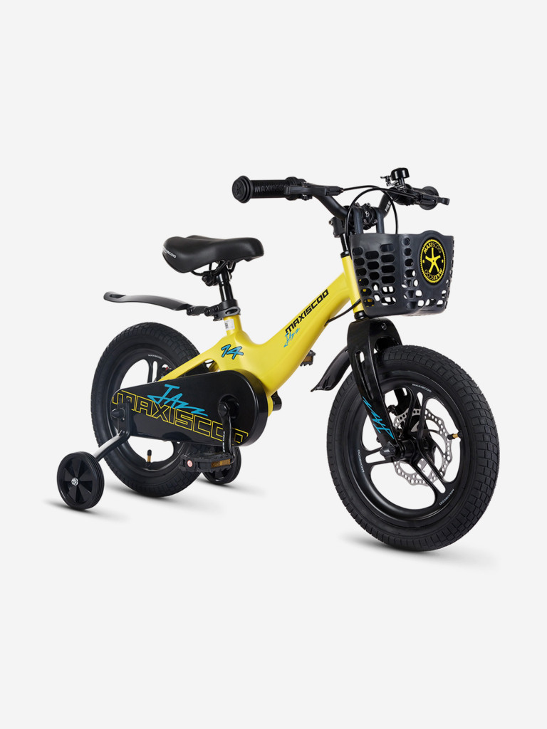 Велосипед детский Maxiscoo JAZZ PRO 14'', желтый матовый, 2026