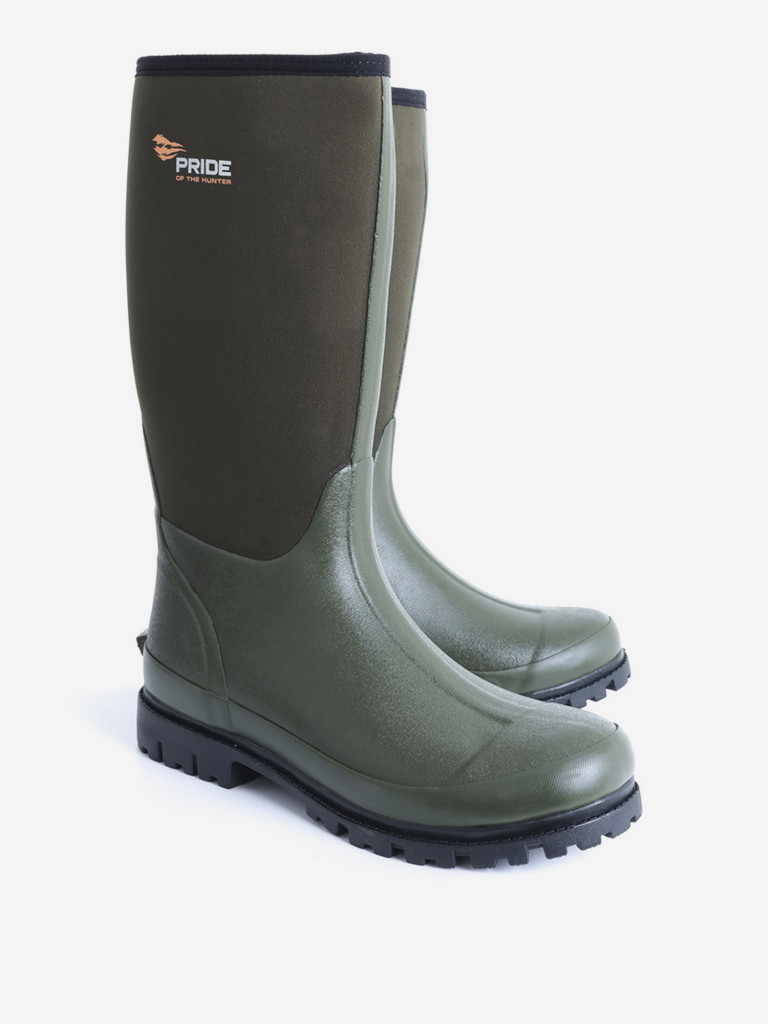 Охотничьи неопреновые высокие сапоги PRIDE Protect Pro хаки