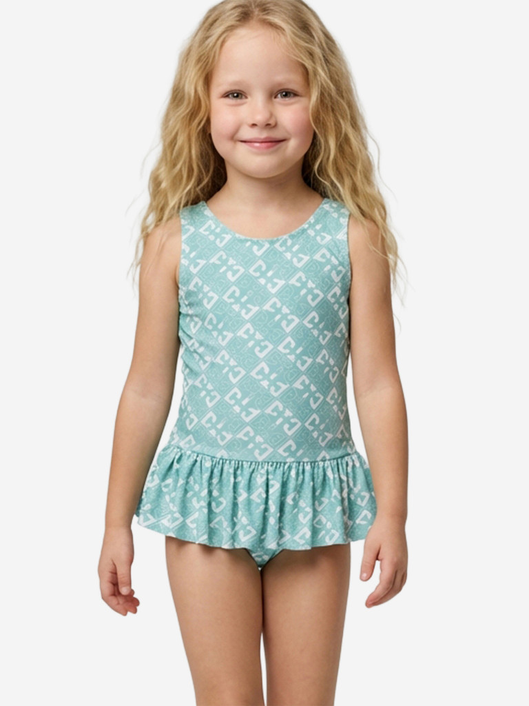 Купальник слитный для девочек PlayToday