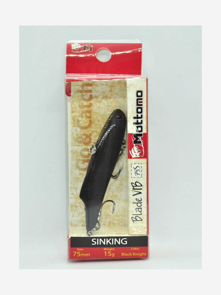 Воблер Mottomo Blade VIB 75S 15g Black Knight