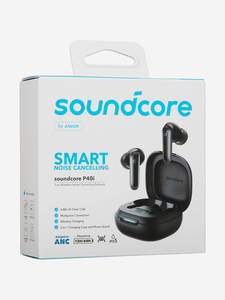 Наушники беспроводные SOUNDCORE P40i Черный