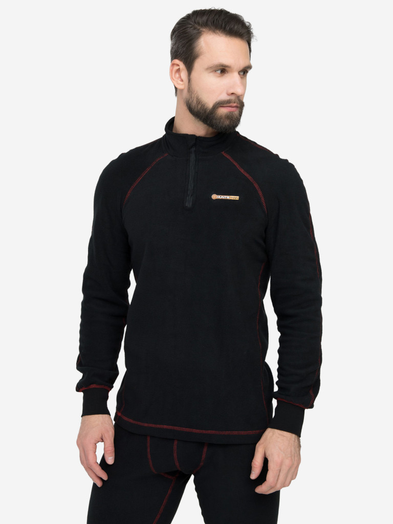 Термобелье HUNTSMAN Thermoline ZIP мужское на молнии флисовое второго слоя для охоты и рыбалки
