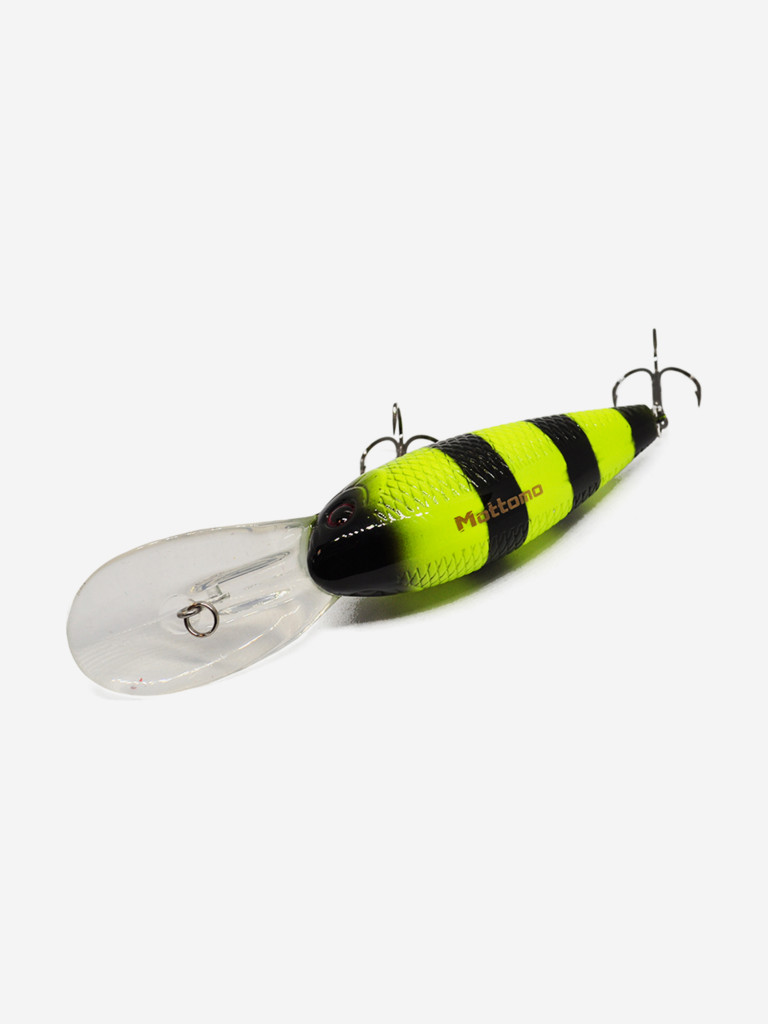 Воблер Mottomo Deep Wrestler 70F 17,5g Chartreuse Black