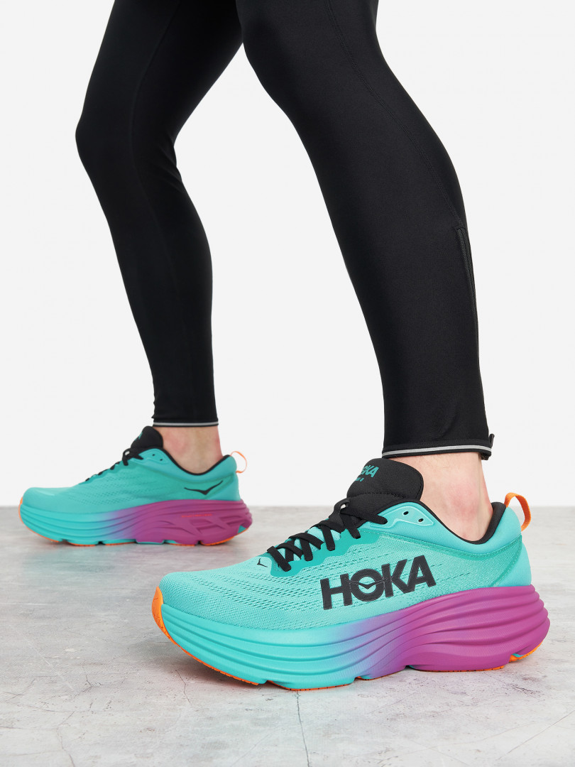 Кроссовки мужские Hoka One One Bondi 8 Зеленый 15359₽