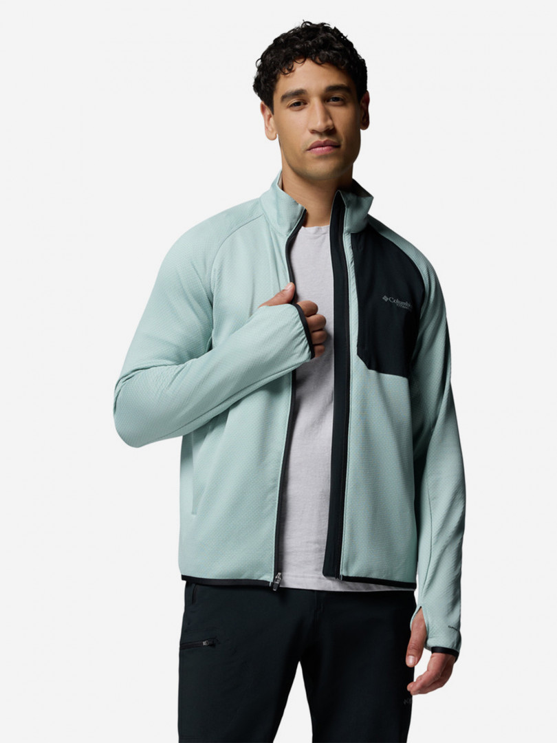 Джемпер флисовый мужской Columbia Triple Canyon Grid Fleece FZ II Синий 8999₽