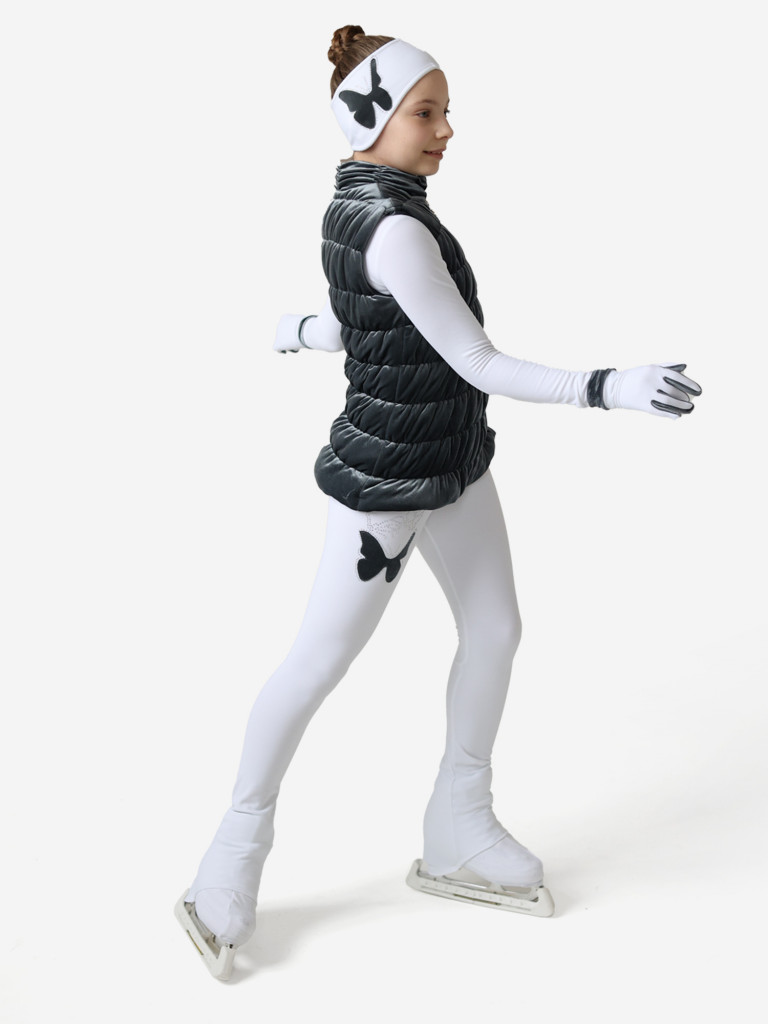 Жилетка для фигурного катания детская бархатная IceDress