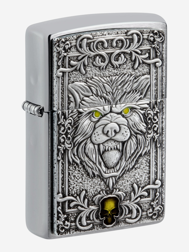 Зажигалка бензиновая ZIPPO 48690 Wolf Emblem