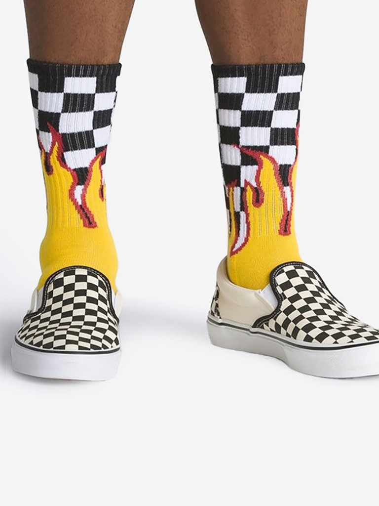 Носки Vans Flame Check Crew