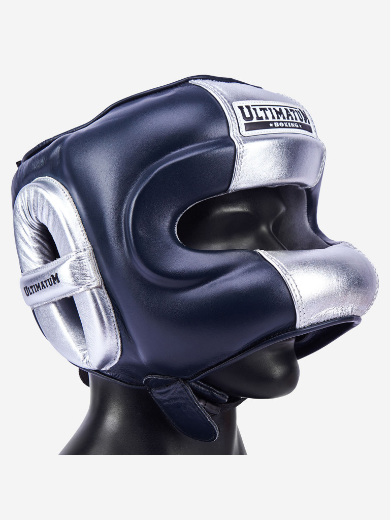 Боксёрский шлем с бампером ULTIMATUM BOXING GEN3FACEBAR NAVY