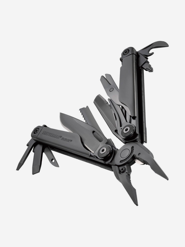 Мультиинструмент складной Leatherman Surge Black, чехол Molle