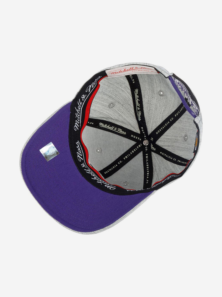 Бейсболка MITCHELL NESS 6HSSMM19363-LALGYHT Los Angeles Lakers NBA (серый)
