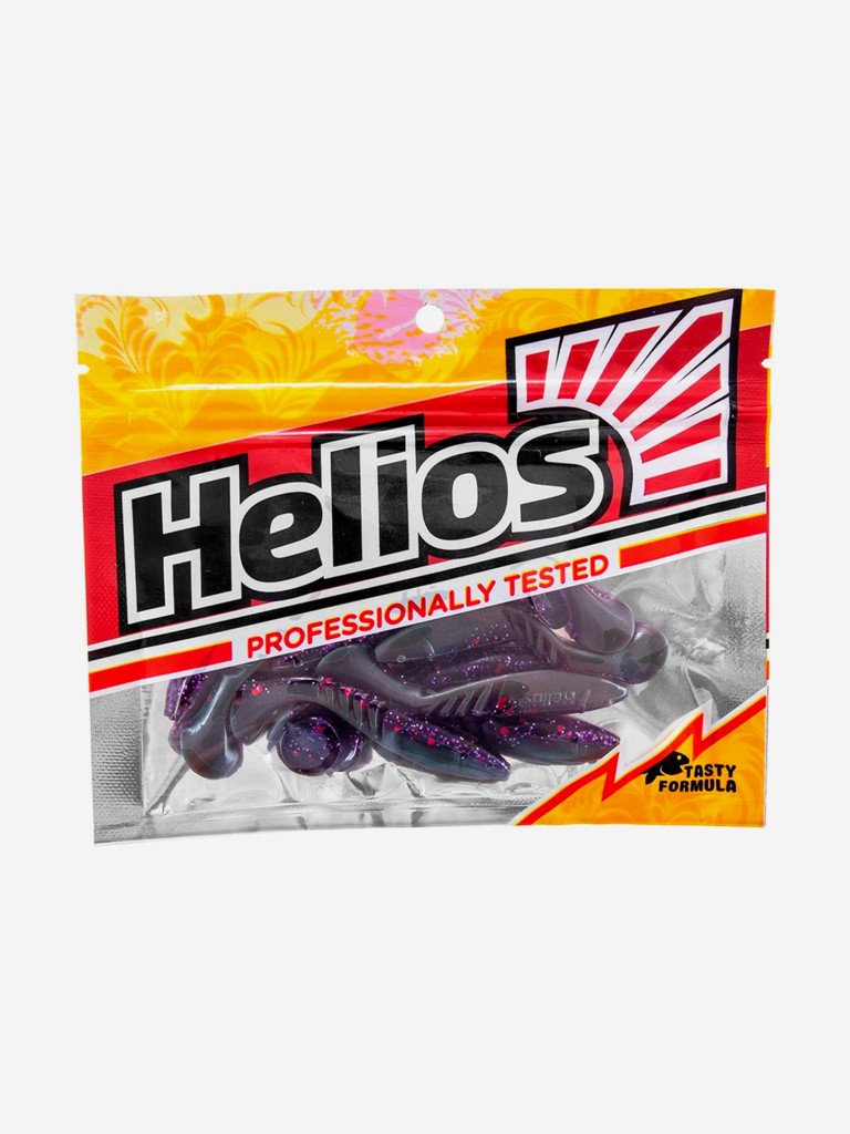 Мягкая приманка Helios Slash, 2,64" / 6,7 см, Fio & Lime, 10 штук (HS-19-014)