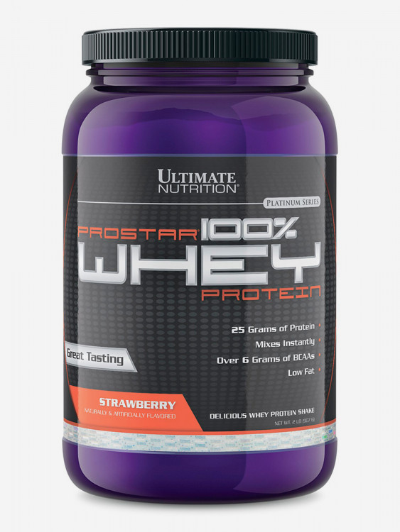 Протеин Ultimate Nutrition Prostar Whey, 907 г, Клубника