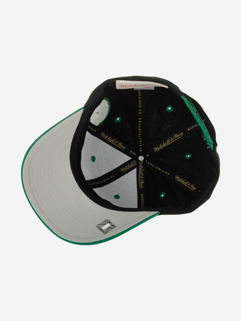 Бейсболка MITCHELL NESS HHSS7310-BCEYYPPPBLCK Boston Celtics NBA (черный)