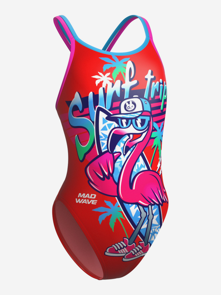 Юниорский купальник спортивный Mad Wave Crossback Junior C9