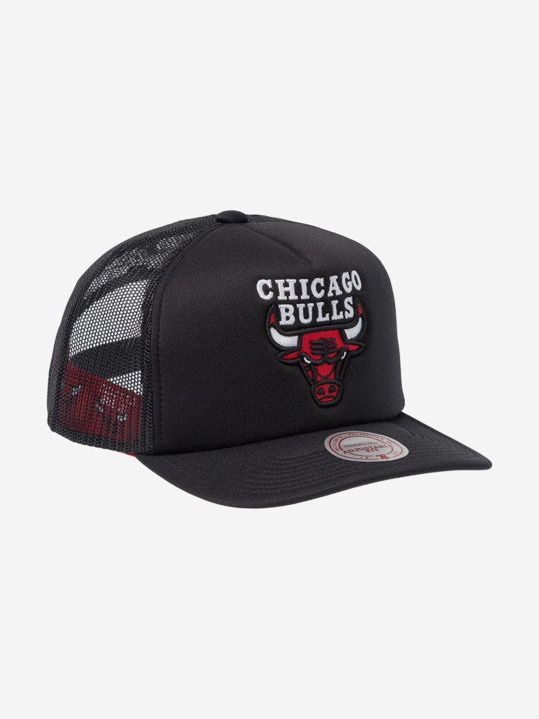 Бейсболка с сеточкой MITCHELL NESS HT11408-CBUBLCK Chicago Bulls NBA (черный)