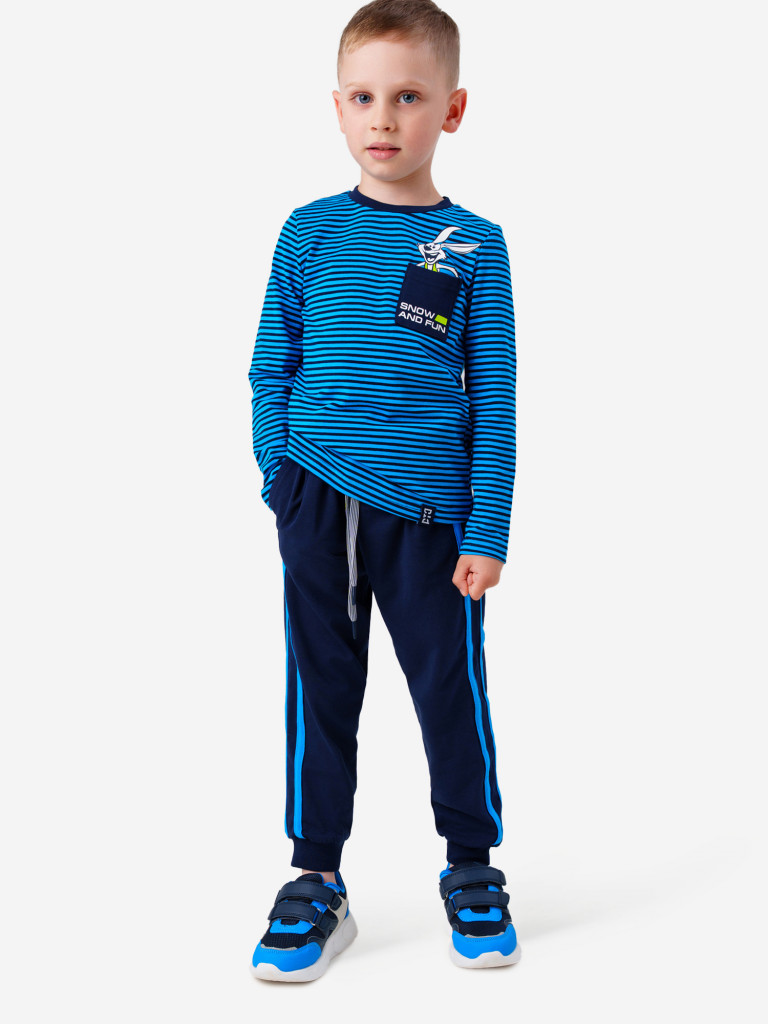 Комплект для мальчика: лонгслив, брюки PlayToday
