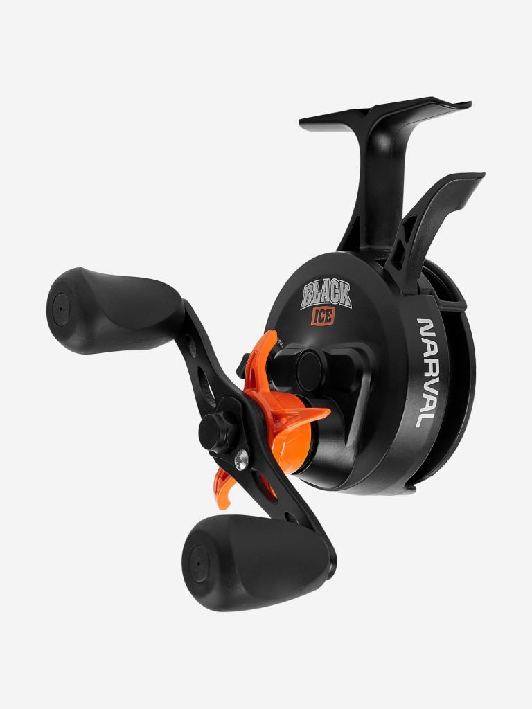 Зимняя катушка Narval Frost Black Ice 2.5:1 3+1BB RH #Black/Orange