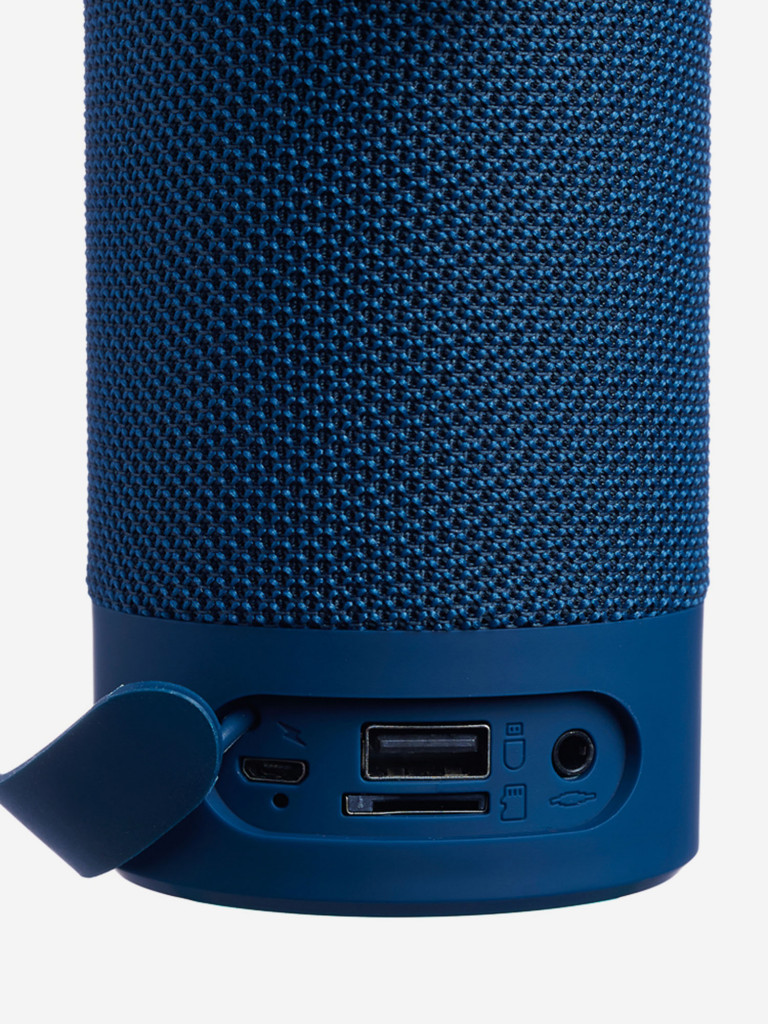 BY Колонка беспроводная Storm 10Вт, 1800мАч, BT5.0, USB, Micro-SD, AUX, тканевый корпус, синий
