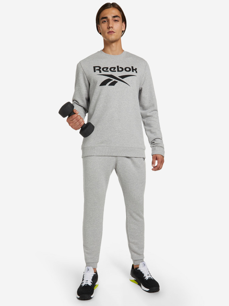Брюки мужские Reebok Identity GJ0633 серый цвет — купить за