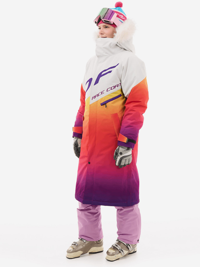 Плащ зимний женский снегоходный Dragonfly RACE COAT WINTER SUNSET 2025