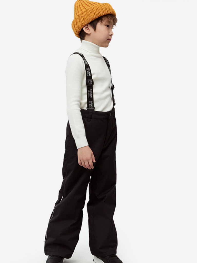 Утепленные брюки с подтяжками TOTTI KIDS