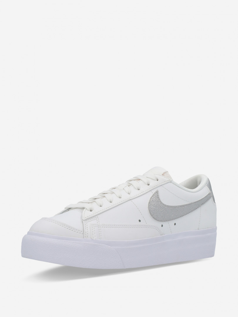 фото Кеды женские nike blazer low platform, белый