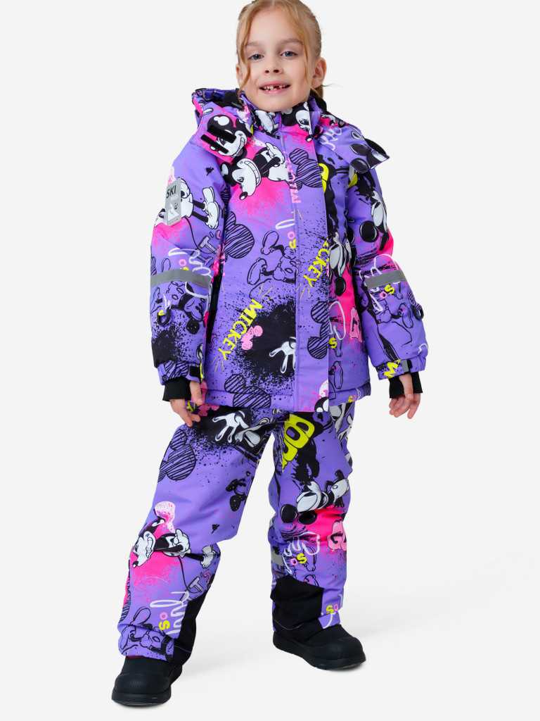 Комплект зимний для девочек: куртка, полукомбинезон PlayToday