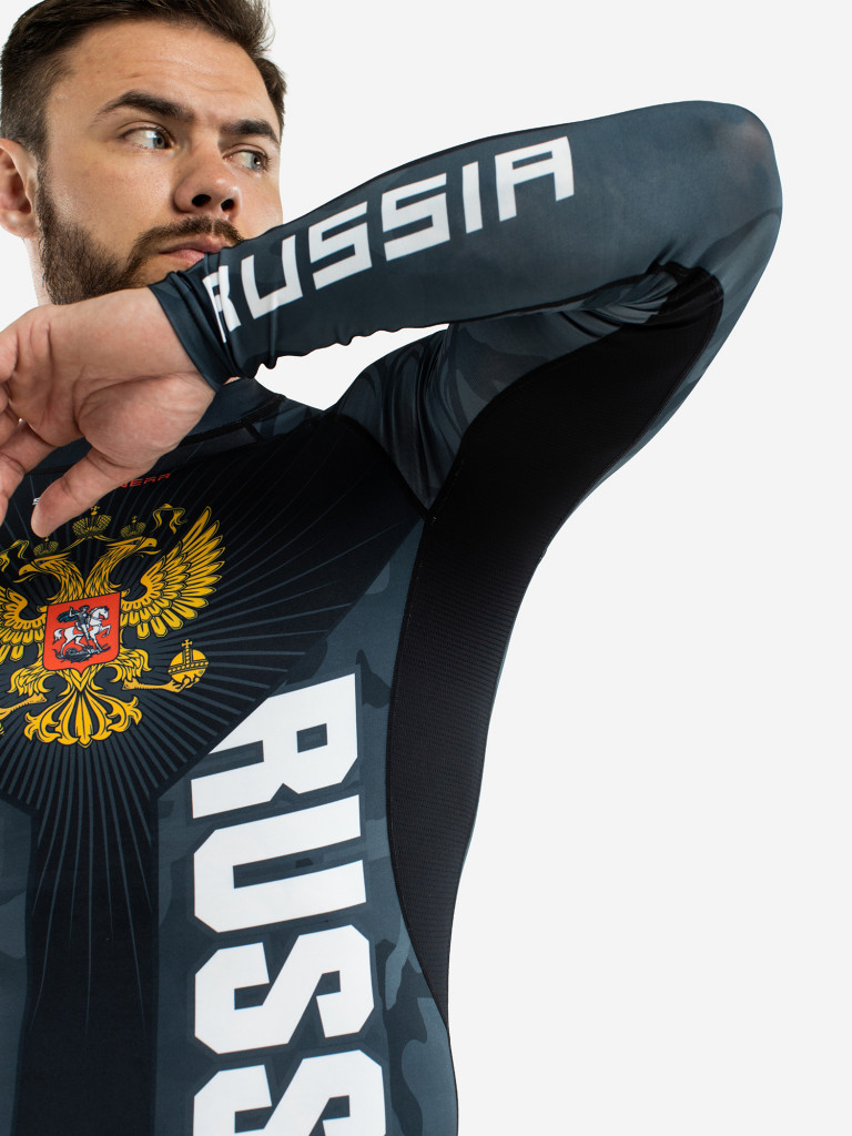 Рашгард компрессионный мужской STREIN National Team Black