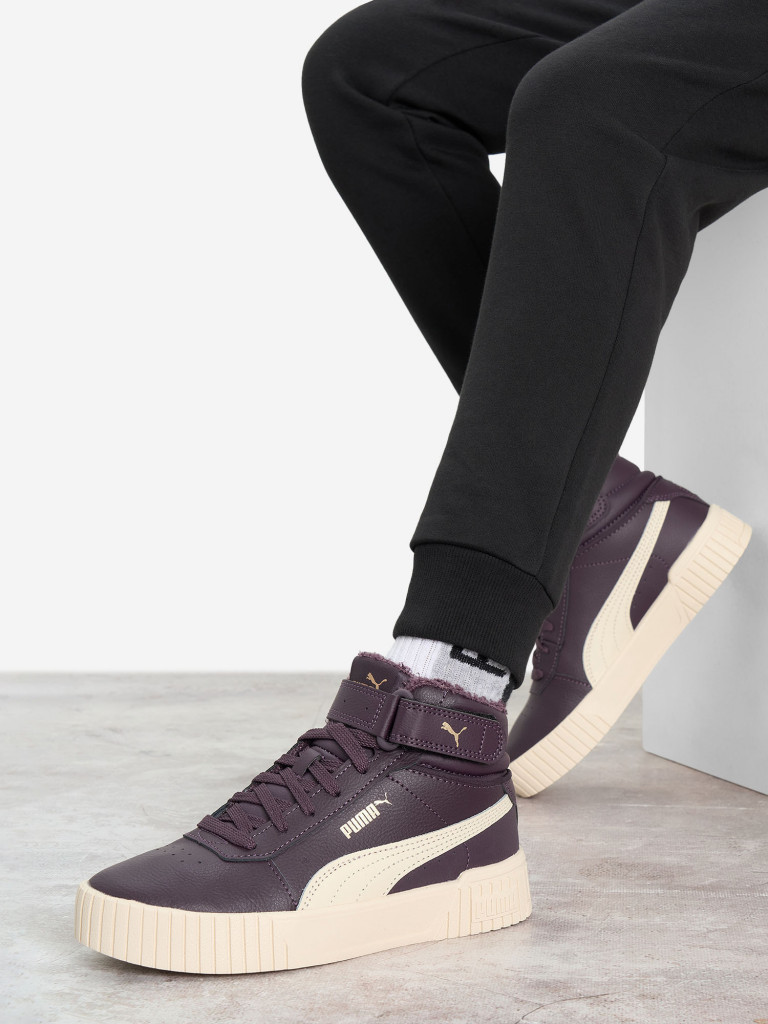 Кеды утепленные для девочек PUMA Carina 2.0 Mid WTR Jr