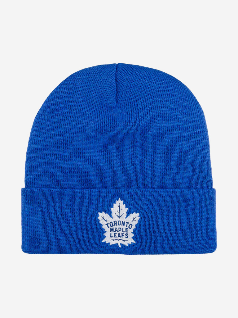 Шапка с отворотом AMERICAN NEEDLE 21019A-TML Toronto Maple Leafs Cuffed Knit NH (синий)