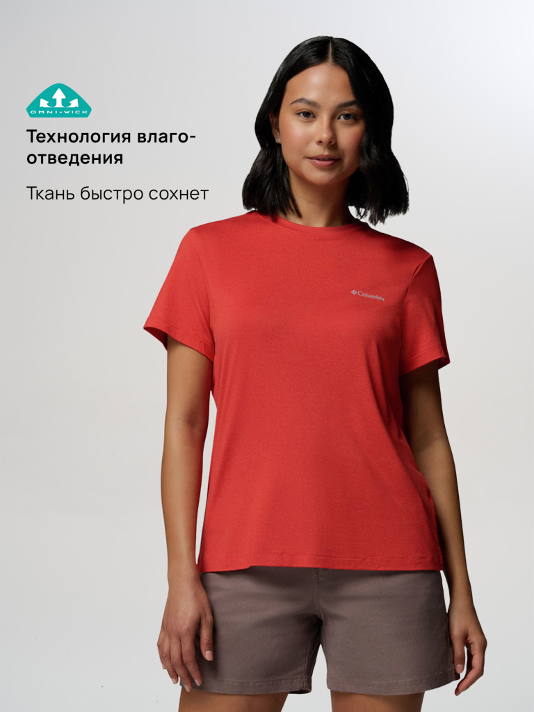 Футболка женская Columbia Parsons Point SS Logo Tee