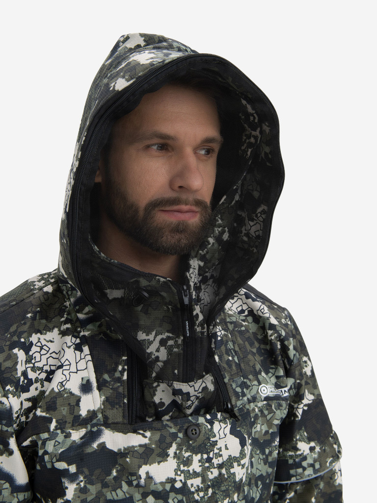 Костюм мужской Huntsman Полюс LUX зимний на флисе для охоты и рыбалки, ткань Cell