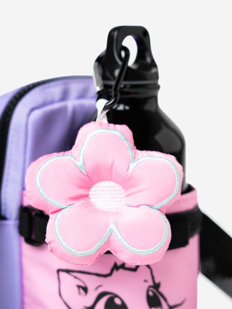 Комплект для девочек: сумка, брелок, бутылка для воды PlayToday