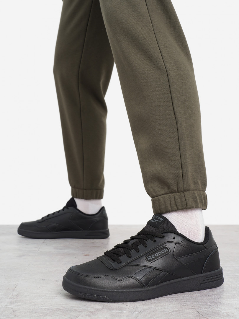 фото Кеды мужские reebok court advance, черный