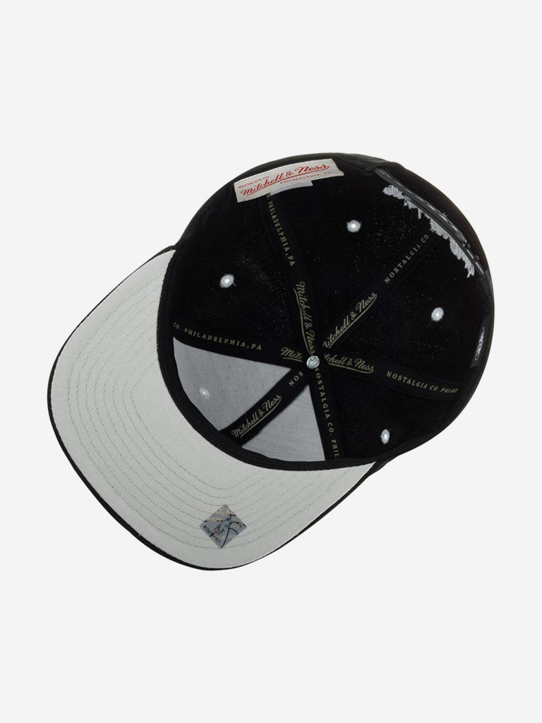 Бейсболка с прямым козырьком MITCHELL NESS 6HSSMM20202-BNEBLCK Brooklyn Nets NBA