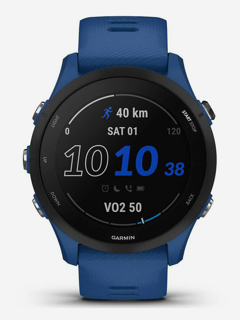 Спортивные часы Garmin Forerunner 255 с синим ремешком