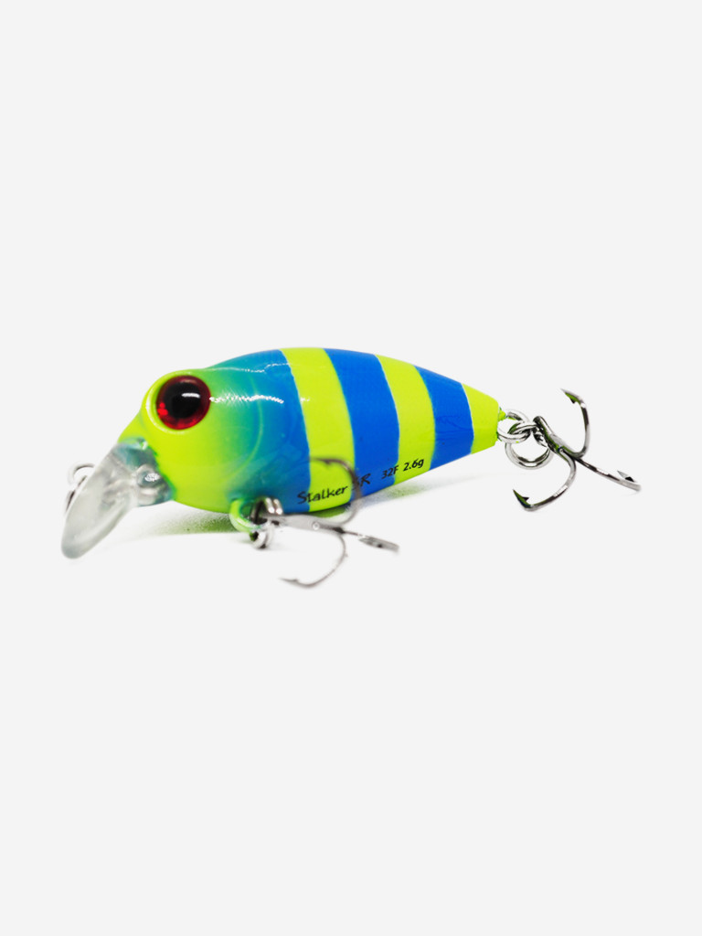 Воблер Mottomo Stalker SR 32F 2,6g Blue Chartreuse