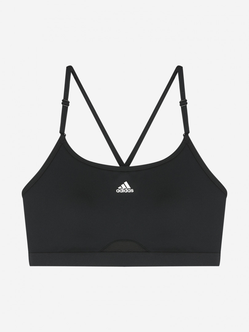 Спортивный топ бра adidas Aeroreact Training Light-Support 25987190299 Черный, размер 85A, C,80D, DD, фото 5