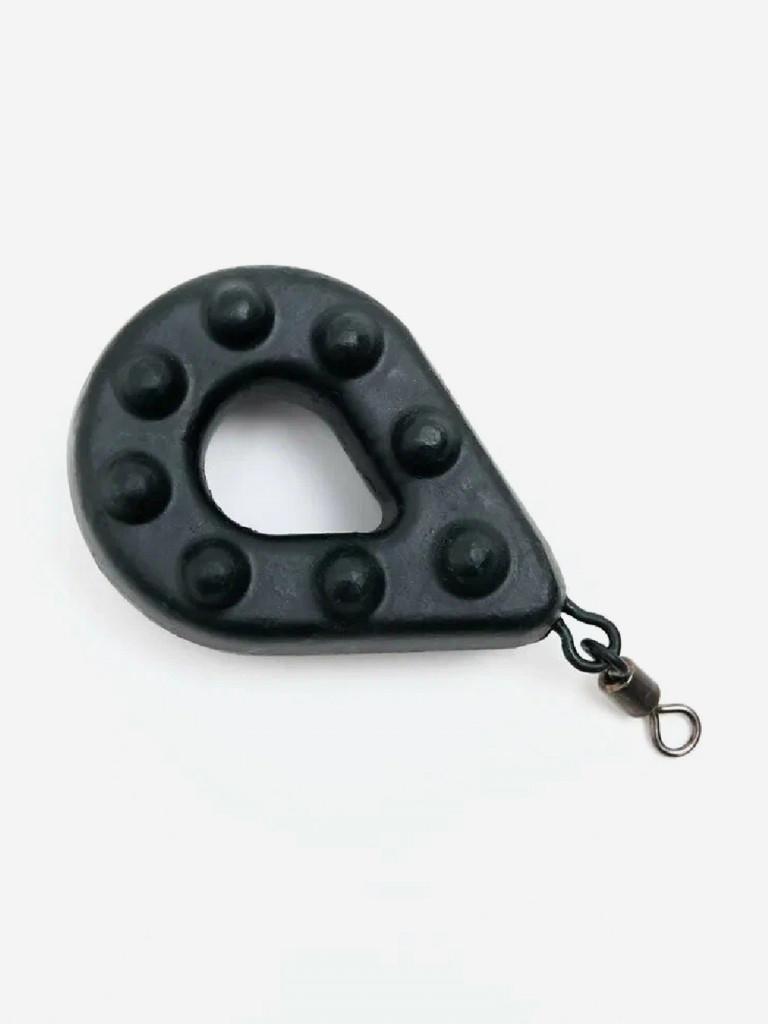 Грузило рыболовное с кольцом и вертлюгом Salmo Grippa Swivel 50г
