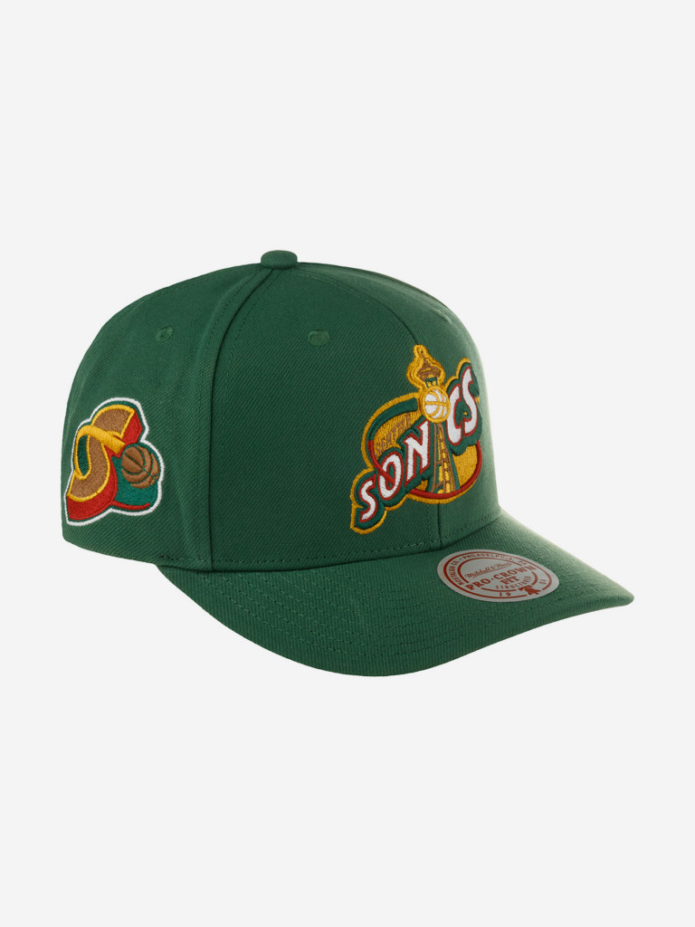 Бейсболка MITCHELL NESS HP8012-SSUGREEN Seattle Supersonics NBA (зеленый)