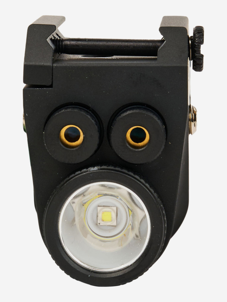 Фонарь подствольный пистолетный SKYWOODS RACCOON DOUBLE LASER, 360 люмен, ЛЦУх2 красн/зел