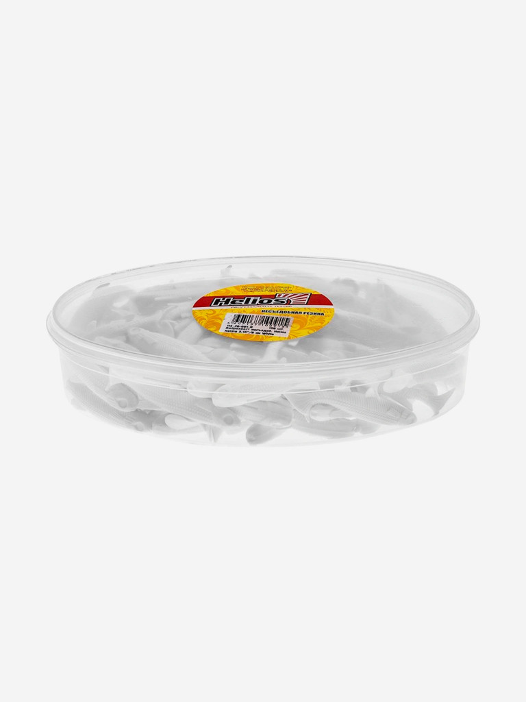 Мягкая приманка Helios Nelma, 3,15'' / 8 см, White, 100 шт (HS-26-001-N)