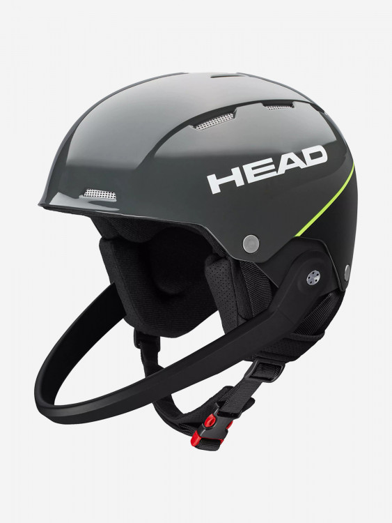 Горнолыжный шлем с чингардой Head Team SL anthracite/black