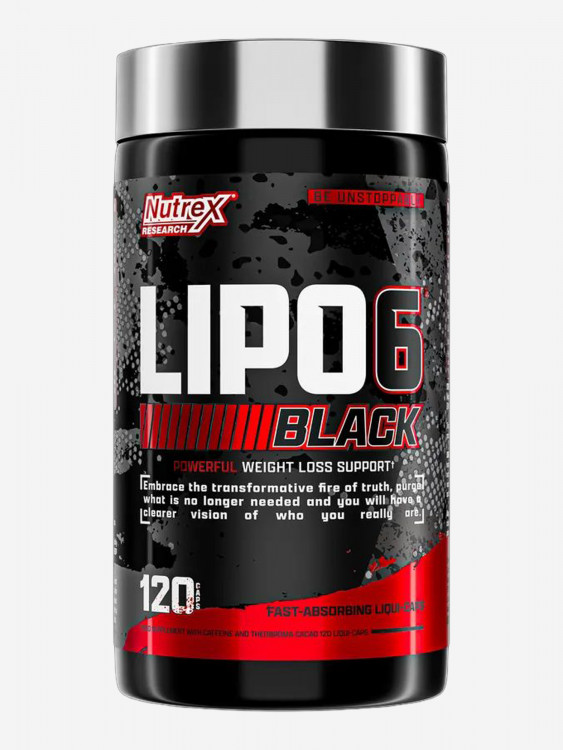 Жиросжигатель Nutrex RESEARCH Липо 6 Блэк, 120 капсул