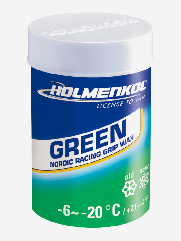 Мазь держания для беговых лыж HOLMENKOL Grip Green