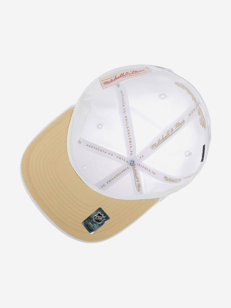 Бейсболка с прямым козырьком MITCHELL NESS HHSS5744-SJSYYPPPWHIT San Jose Sharks NHL