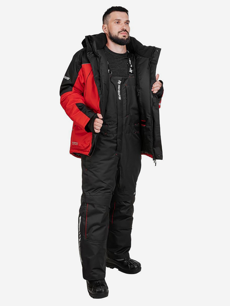 Костюм зимний NISUS CASTOR (куртка+полукомбинезон) для рыбалки и охоты