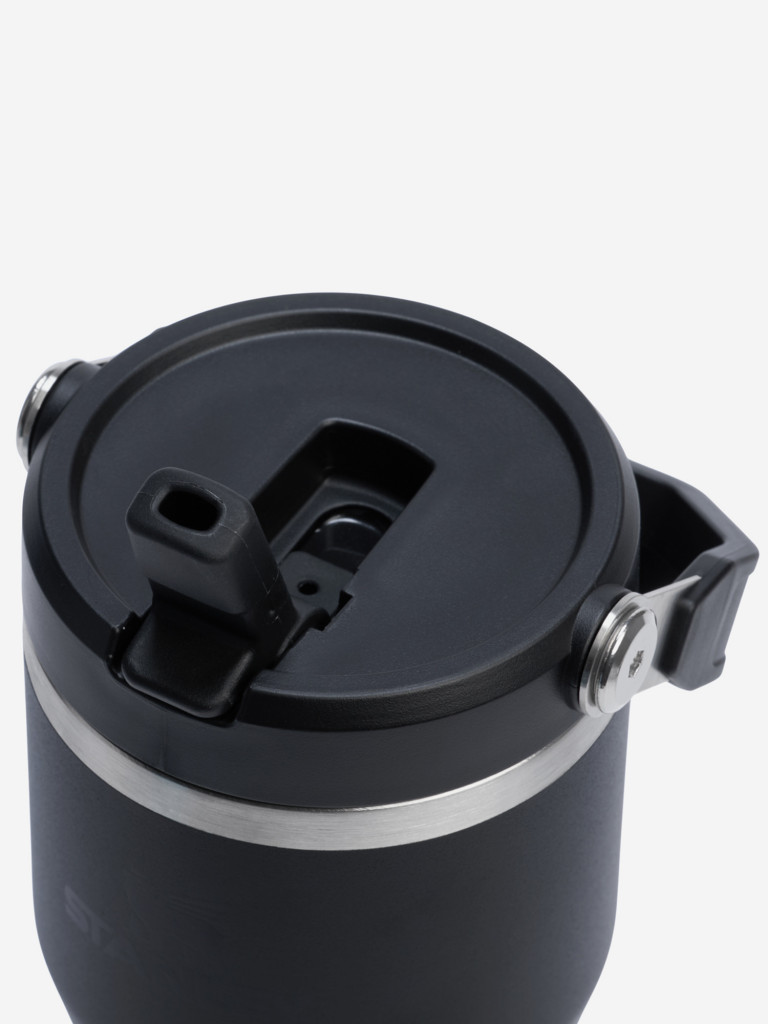 Термокружка Stanley IceFlow Flip Straw 2.0 Tumbler, 600 мл, черная