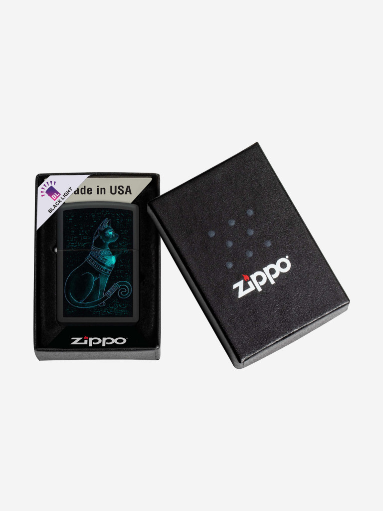Зажигалка бензиновая ZIPPO 48582 Spiritual Cat